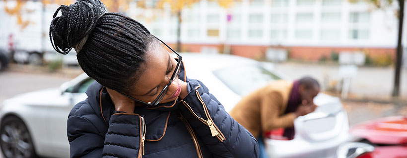 patient with pinched nerve in need of auto accident injury care in Anchorage