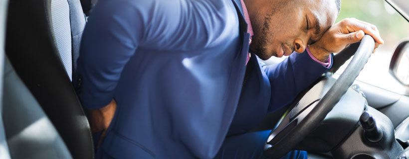 patient with sciatica in need of auto accident injury care in Anchorage